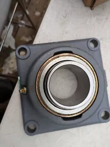 Fafnir RCJ2 7/16 4 Bolt Flat Flange bearing 2 7/16 Self-lock Collar - Picture 1 of 4