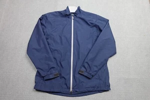 Peter Millar Jacket Mens Large Blue Water Windbreaker Lightweight Golf Active - Picture 1 of 11