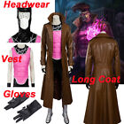 Gambit Remy Cosplay Costume Custom Made Men's Outfit Halloween All Size