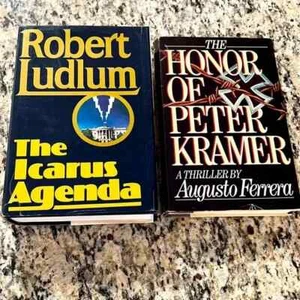 Lot of 2 Spy Espionage Novels Dust Jacket Hard Cover - Bild 1 von 6