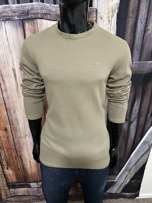 Tejido térmico Lacoste manga larga oliva talla pequeña nuevo con etiquetas Foto 1 de 4