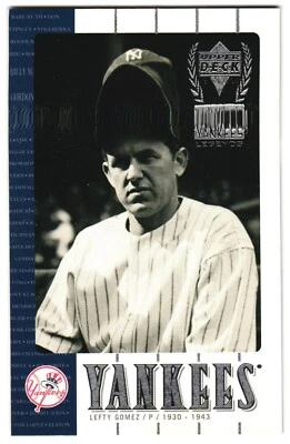 Lefty Gomez 2000 Upper Deck Yankees Legends #49 NM - Image 1 of 2