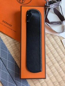 HERMES Hermes Saude Depage Etoupe Vo Epson Leder Lesezeichen von JP unbenutzt - Bild 1 von 3