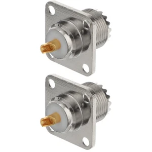 Replacement Wifi Portable Receiver Brass UHF Connectors Cable Extension - Zdjęcie 1 z 10