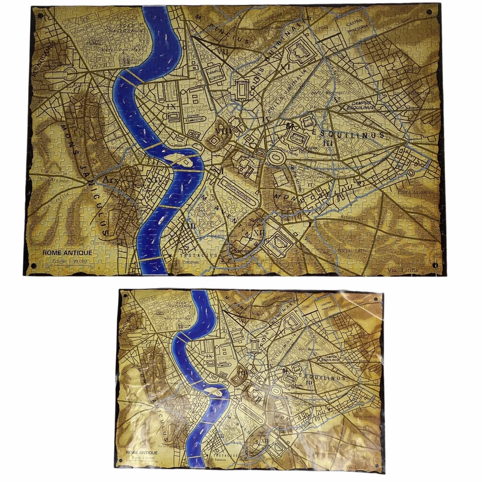 4D Cityscape Time Puzzle City Rome Historical Base Puzzle Picture Guide Complete - Image 1 of 4