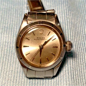 Antique Rolex Oyster Perpetual 6623 Ladies Watch Vintage 100% Auth!