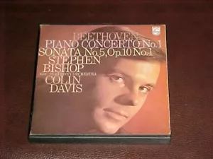 Stephen Bishop "Beethoven Piano Concerto No.1 Sonata No.5" Phillips Reel Tape - Imagen 1 de 2
