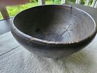 A Rare Mid late 17th Cent American 1st Settlement Period Turned Bowl Jamestown 
