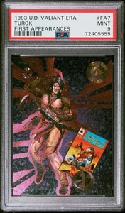 1993 Upper Deck Valiant Era First Appearances #FA7 "TUROK" Robot Fighter PSA9 - Bild 1 von 2