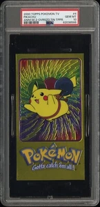 ¡POP 22! PSA 10 GEMA MT PIKACHU 2000 TOPPS POKEMON JUMBO TOPPER #4 TV Serie 2 - Imagen 1 de 2