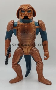 MASTERS OF THE UNIVERSE FIGURE SAUROD VINTAGE MATTEL 1986 CON ARMA ORIGINALE - Imagen 1 de 7