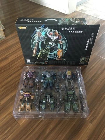 JINBAO Red Dark Predaking Bruticus Oversized transforms MMC Feral EXTRA KITS Cover