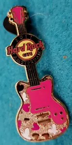 AMSTERDAM 2011 HAPPY GUITAR SERIES #5 HEARTS BUTTERFLIES Hard Rock Café PIN LE - Imagen 1 de 1