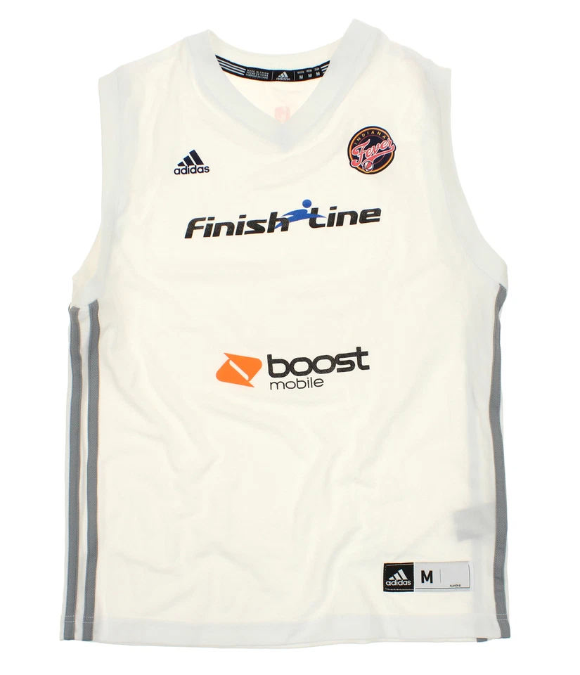 Camiseta deportiva WNBA para niños Indiana Fever Chase, blanca Foto 1 de 1