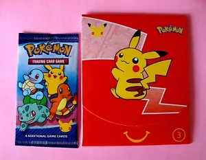 Pokemon 25th Anniversary McDonalds Special Promo Sealed Pack, # 3, Design B - Picture 1 of 1