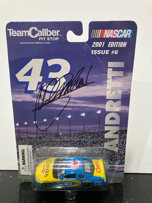 John Andretti 2001 Team Caliber Diecast 1:64 Autografiado ¡NUEVO EN PAQUETE! Foto 1 de 4