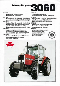 Massey Ferguson MF 3060 Schlepper Prospekt - Bild 1 von 1