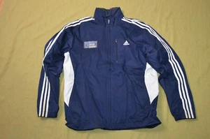 ADIDAS MEN'S 2014/2015 RAIN JACKET TRAINING SOCCER FOOTBALL SIZE M - Picture 1 of 10