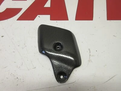 Ducati Carbon fiber exhaust heat shield cover guard 748 916 996 998 - Image 1 of 4