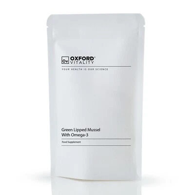 OV OXFORD VITALITY Green Lipped Mussel Capsules With Omega-3 |Antioxidant, Premium Extract, Omega 3