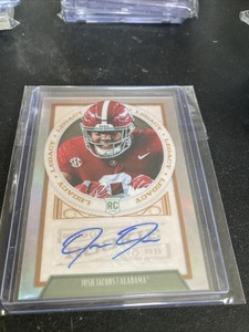2019 Josh Jacobs Legacy Silver Prizm Auto RC Mint!