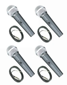 4x EMB Professional EMIC600 Dynamic Unidirectional Microphones  - Picture 1 of 7
