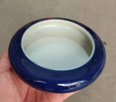 Красивая китайская ручная роспись синяя глазурь фарфоровая стирка - Изображение 1 из 4