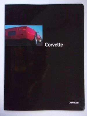 Chevrolet Corvette orig 1995 Euro MKTS grande brillante folleto de ventas en inglés Foto 1 de 4