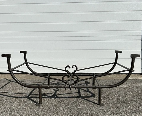 Diego Giacometti Style Etruscan Wrought Iron Cocktail/Coffee Table Cover