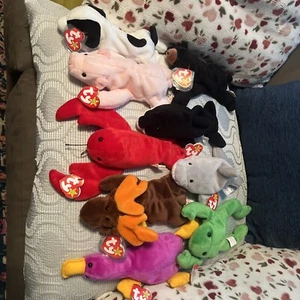TY beanie babies original nine - Picture 1 of 17