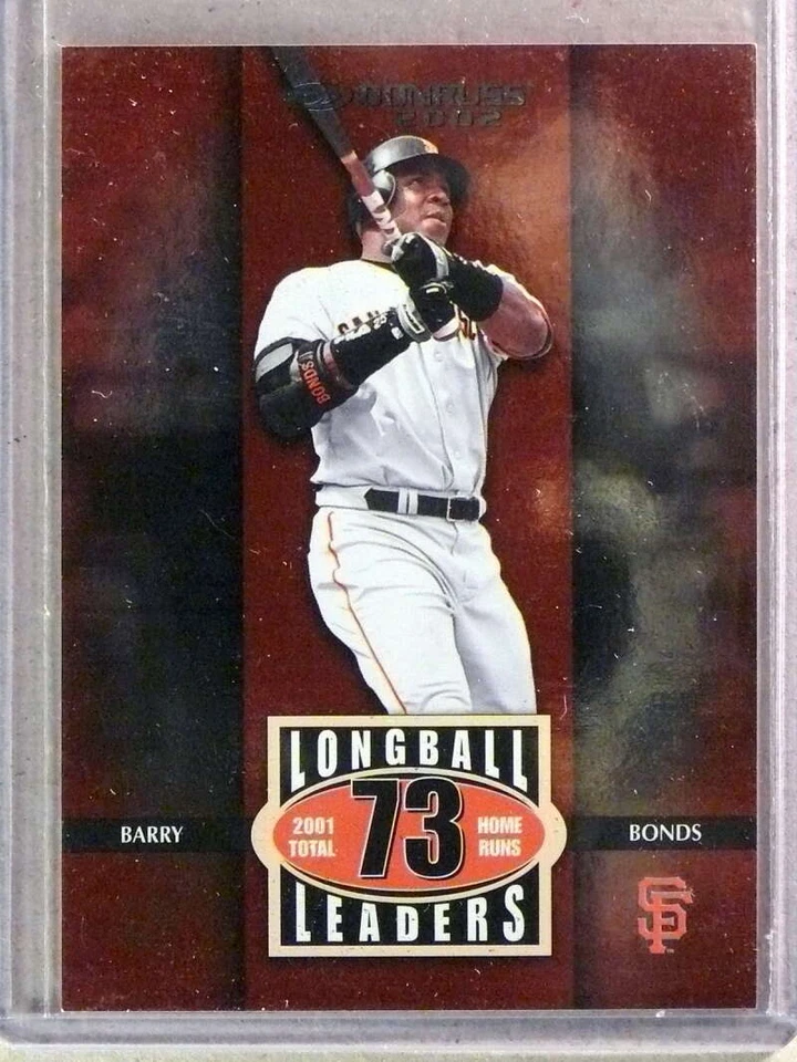 2002 Donruss Longball Leaders Barry Bonds #D0446/1000 #LL1 - Image 1 of 1