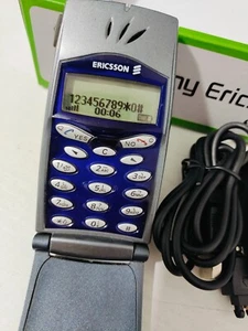 Oryginalny telefon komórkowy Ericsson T29 2G GSM 900/1800 odblokowany szafirowy niebieski - Zdjęcie 1 z 11