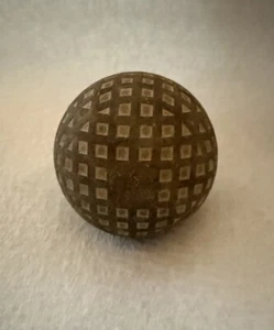 Antique Square Mesh Golf Ball Soft Practice - Picture 1 of 7