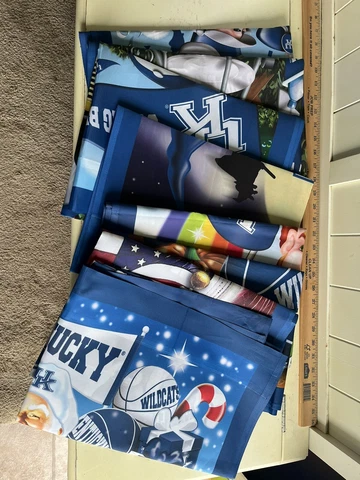 University Of Kentucky Wildcats Holiday 8 Flags Christmas Halloween Thanksgiving Cover