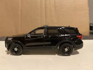 Greenlight 1:64 Scale 2020 Ford Police Explorer Blank Black Utility Interceptor - Picture 1 of 6