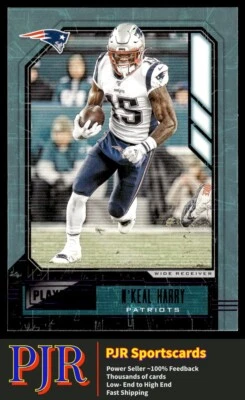 N'Keal Harry 2020 Panini Playbook #41 New England Patriots Purple 35% Off 4+ - Image 1 of 2