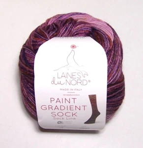 100 gram ball of Laines du Nord PAINT GRADIENT SOCK knitting yarn #13 - Picture 1 of 1