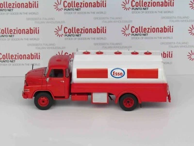 DIE-CAST CAMION TANK TRUCK MAN 626H KURZHAUBER CISTERNA ESSO 1:43 - DE AGOSTINI - Immagine 1 di 4