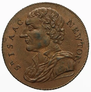 Ficha de Farthing Middlesex Sir Isaac Newton 1793 D&H 1151 - Imagen 1 de 5