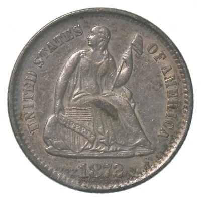 1872-S Seated Liberty Half Dime *6277 - Image 1 of 3