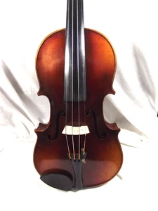 T1. 7/8 or 3/4 SIZE VIOLIN. MADE GERMANY 1930s. GOOD PLAYING ORDER. EXC. COND. - Picture 1 of 12