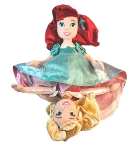 Disneyland Resort WLT Disney World Aurora/Arielle Topsy Turvy Puppe 2 in 1 ~ 15 Zoll - Bild 1 von 11