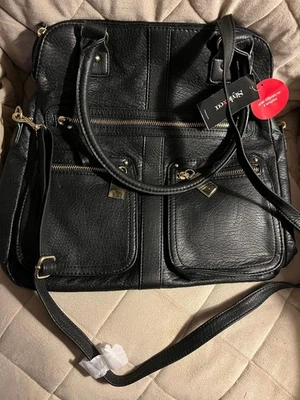 Bolso Bandolera Style & Co Spice East West Negro Nuevo Bolso de Bolsillo Foto 1 de 4