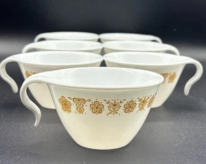 Corelle von Corning Schmetterling Gold Haken Griff Tassen - Bild 1 von 4