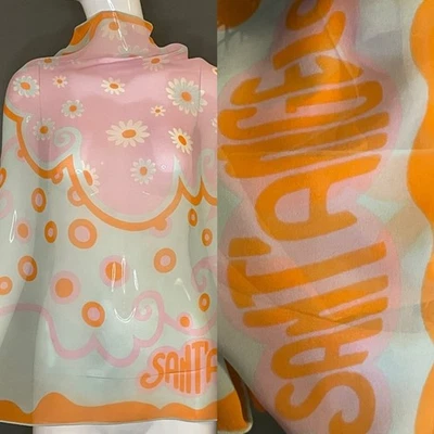 Bufanda Gorg Vintage Santangelo Seda Gasa 29 en Cuadrado Muy Buen Estado Foto 1 de 4