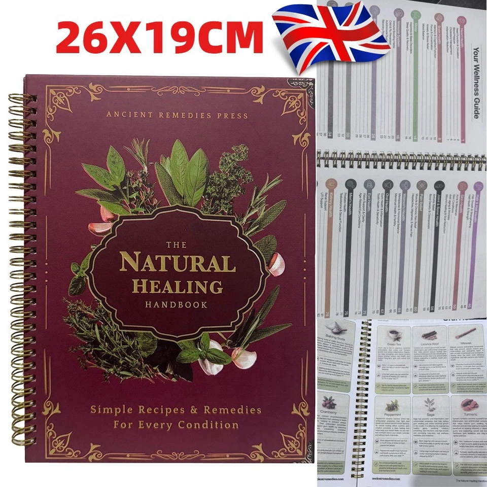 The Natural Handbook Bound For Herbal Remedies And Natural Recipes By Ancient - Image 1 of 4