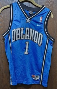 Nike Tracy McGrady Orlando Magic Basketball Trikot Jugend Medium 10-12 genäht - Bild 1 von 2