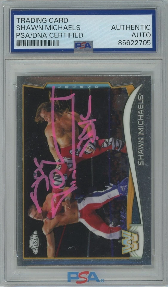 Shawn Michaels 2014 Topps Chrome WWF WWE PSA/DNA Signed Auto Autographed - Image 1 of 1