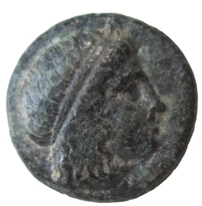 IONIA, KOLOPHON. AE 12. CICA 4th CENTURY BC. APOLLO/LYRE. - Picture 1 of 3