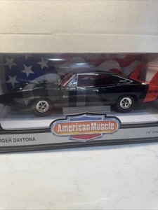ERTL American Muscle 1969 BLACK CHARGER DAYTONA HEMI 1/18 Diecast NEW - Picture 1 of 7